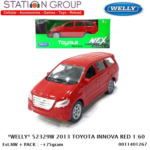 Welly Mô Hình Xe Hơi Toyota Innova Red 1-60 52329w 2013