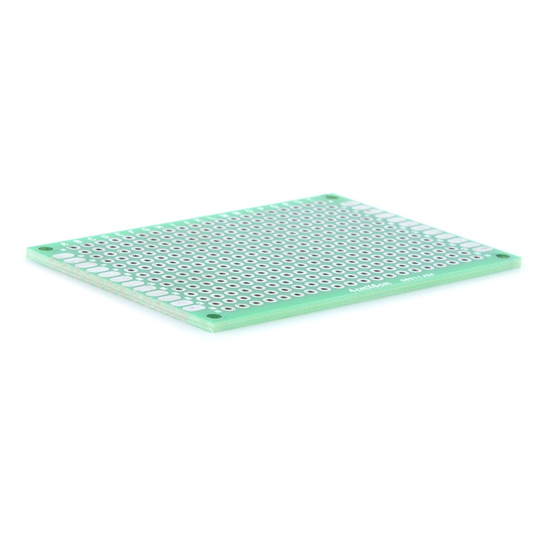 Board đồng đục lỗ 04x06cm 2 mặt phủ xanh-LL8