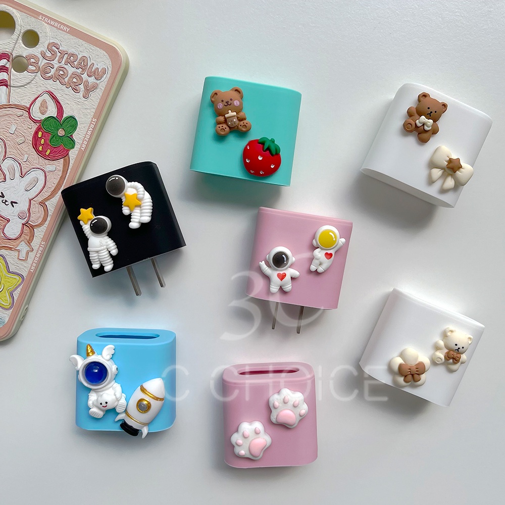 Soft Silicone Charger Cover for iPhone 18W 20W