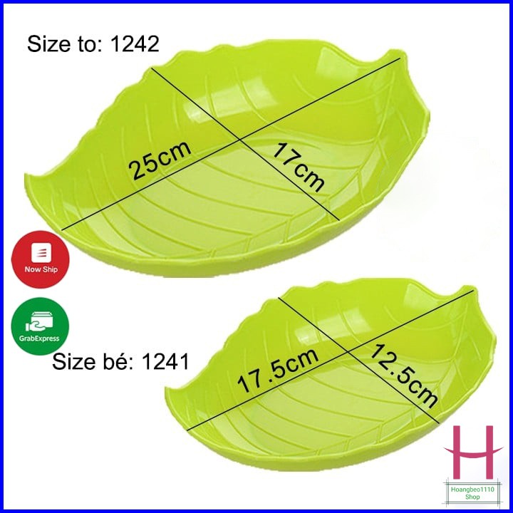 Đĩa hình lá nhựa VIỆT NHẬT 2 size (1241, 1242) - thiết kế hiện đại { H }