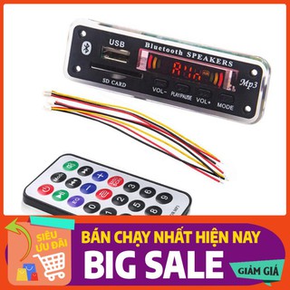 Mạch Giải Mã MP3 USB TF AUX Bluetooth 12VDC