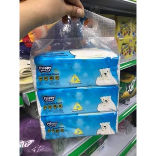 Combo 10 gói khăn giấy rút Pulppy