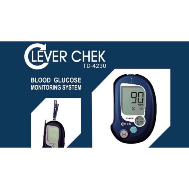 Que thử đường huyết clever check