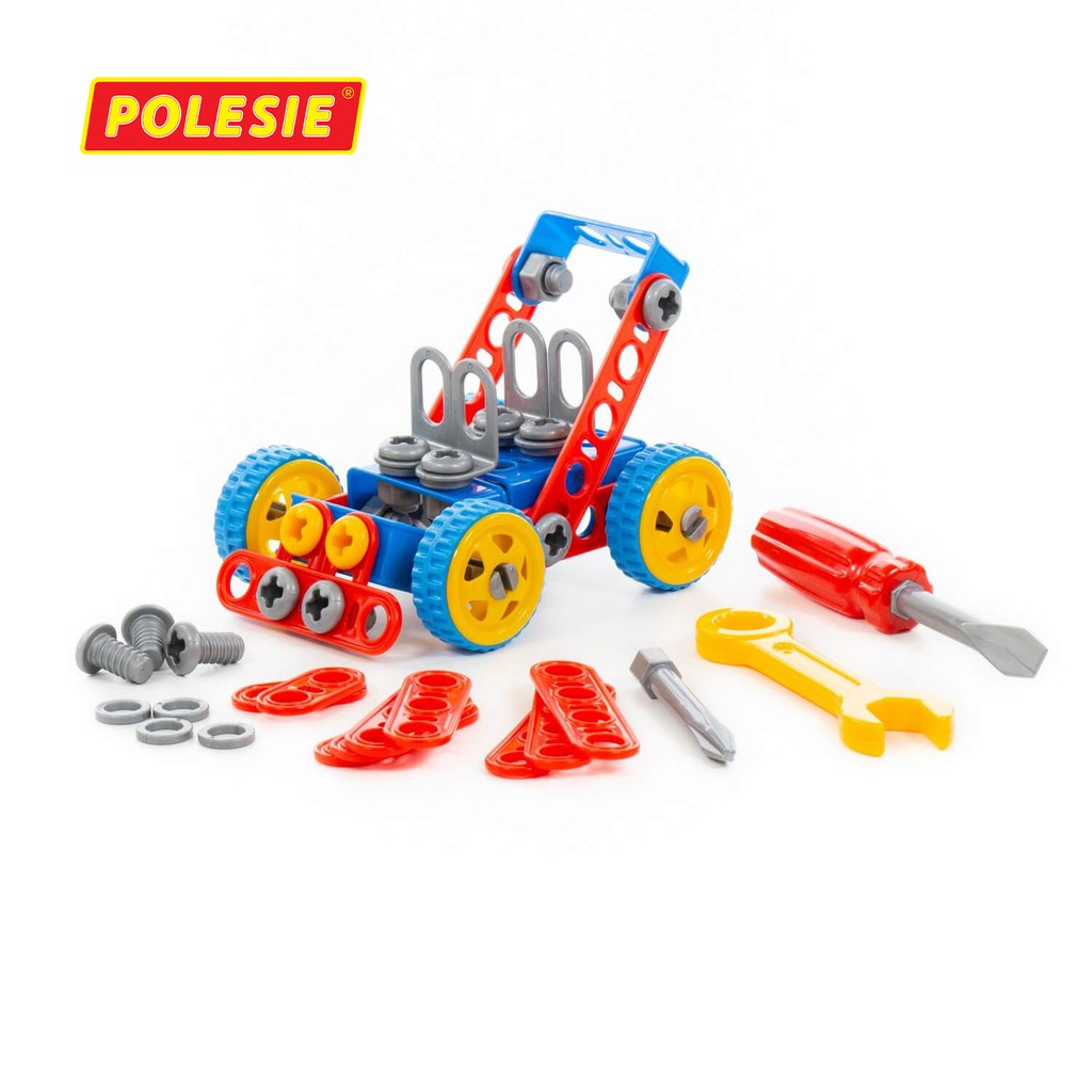 Bộ Đồ Chơi Sáng Tạo, Lắp Ghép Kỹ Sư Cho Bé 91 Chi Tiết  Nhập Khẩu Châu Âu CHÍNH HÃNG POLESIE 72986