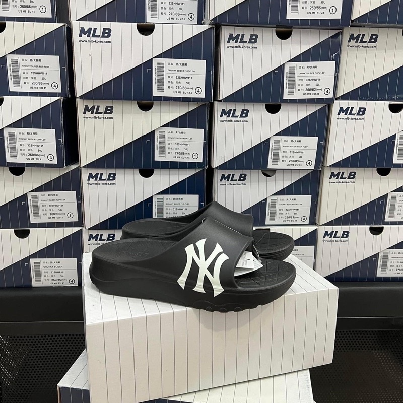 Dép MLB Chunky New York Yankees Có Sẵn *REAL-AUTHENTIC*