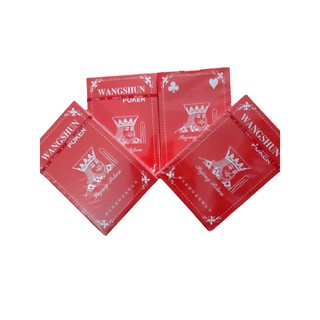 Lố 10 bộ bài tây 52 lá mẫu màu đỏ. gọn, dễ thương.