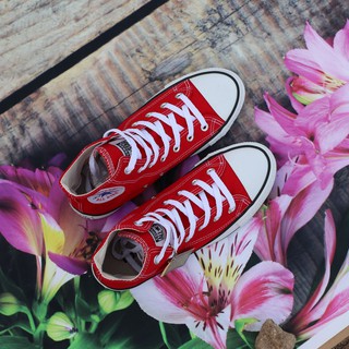 Giày Cv AllStar Classic Màu Đỏ Tươi Cổ Cao Nữ