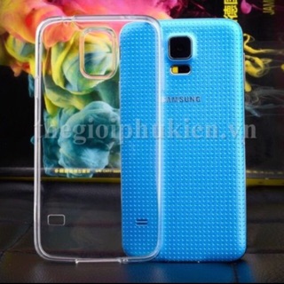 Ốp lưng dẻo cho samsung galaxy S5 silicon trong suốt