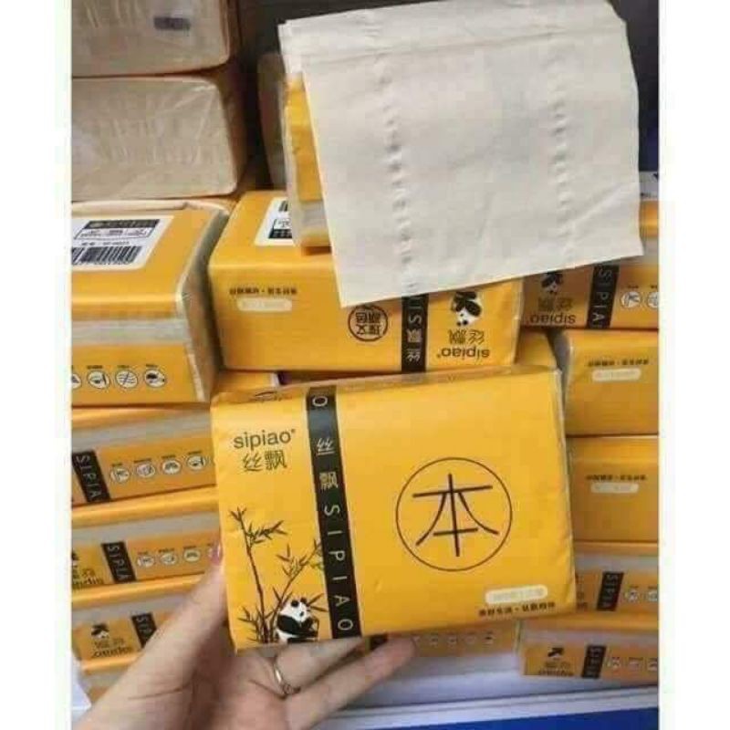 TÚI 300 KHĂN GIẤY GẤU TRÚC