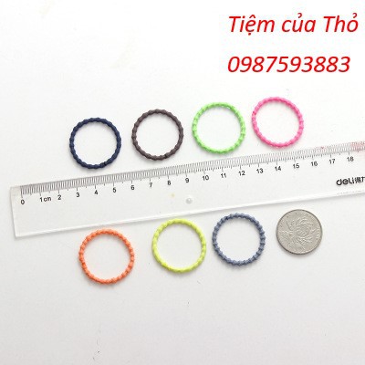 Set 50 dây buộc tóc nhiều màu cho nữ (PK16)