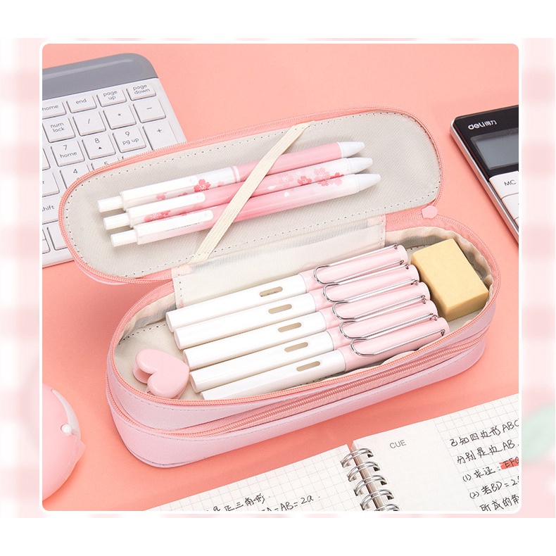 Túi đựng bút CHUWANGLIN phong cách dễ thương cho học sinh