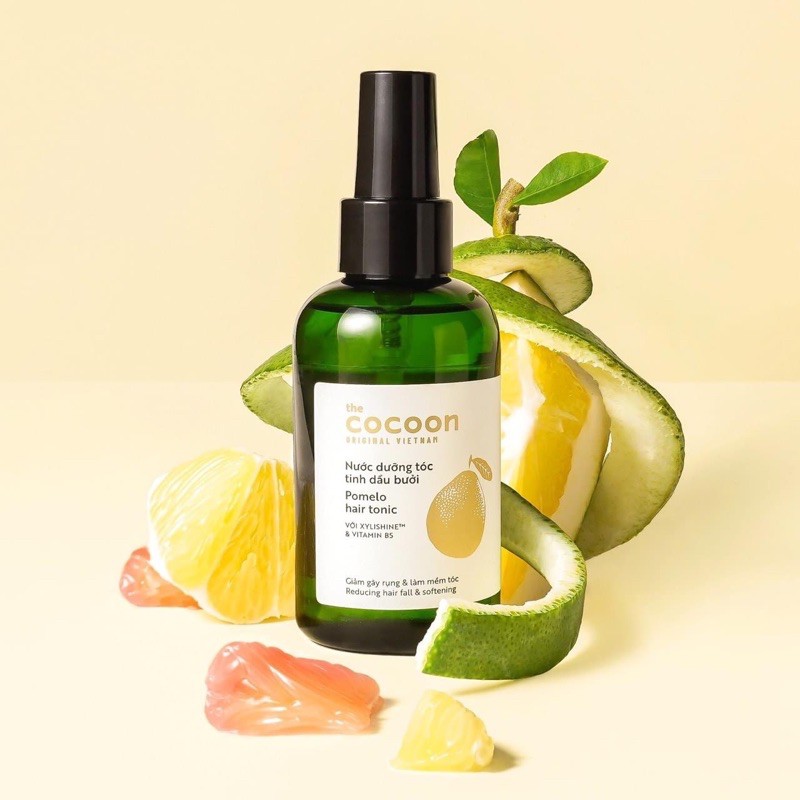 Nước Dưỡng Tóc Cocoon Pomelo Hair Tonic Tinh Dầu Bưởi Giảm Gãy Rụng Và Làm Mềm Tóc