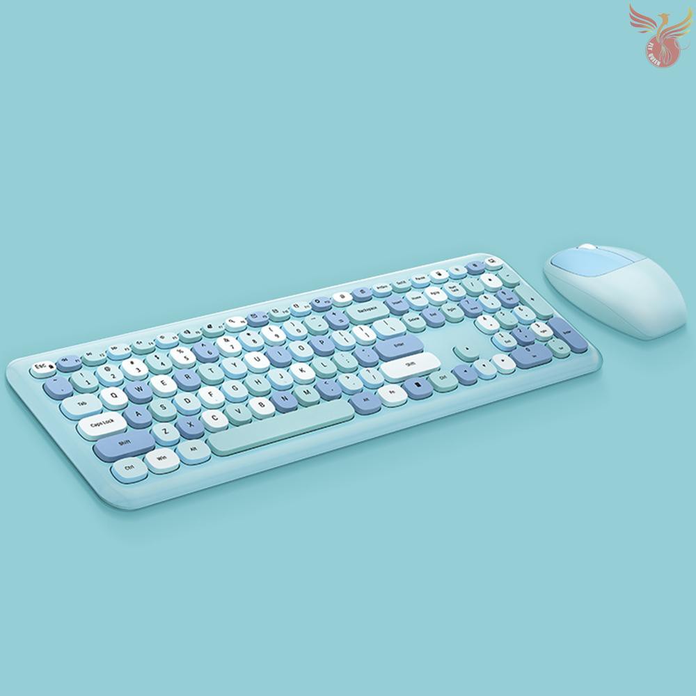 Bộ bàn phím + chuột Mofii 666 không dây 2.4G nhiều màu | BigBuy360 - bigbuy360.vn