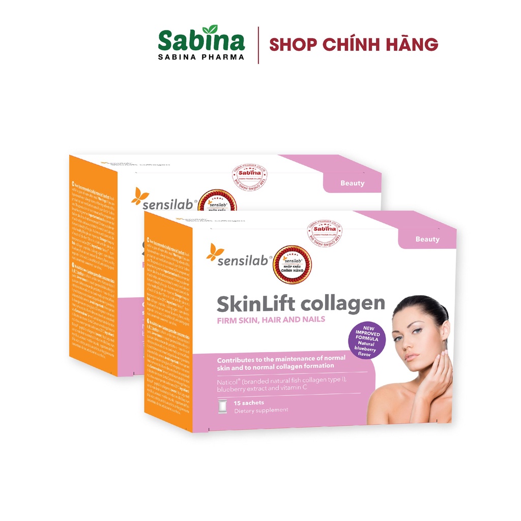 Chính Hãng: Combo 2 hộp Skinlift Collagen - Hỗ trợ làm đẹp da, chống lão hóa
