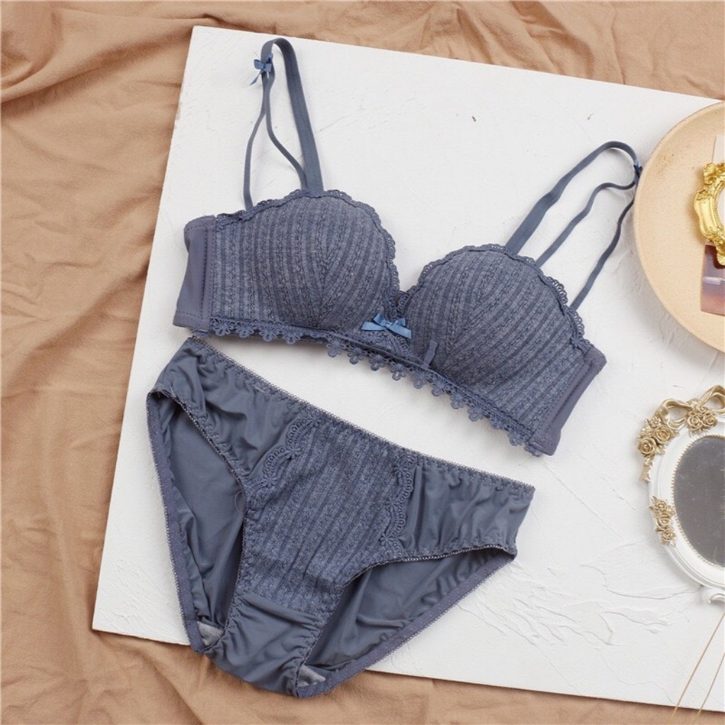 [Đồ Lót Ren]❤️FREESHIP❤️Bộ Đồ Lót Ren Không Gọng Nâng Ngực