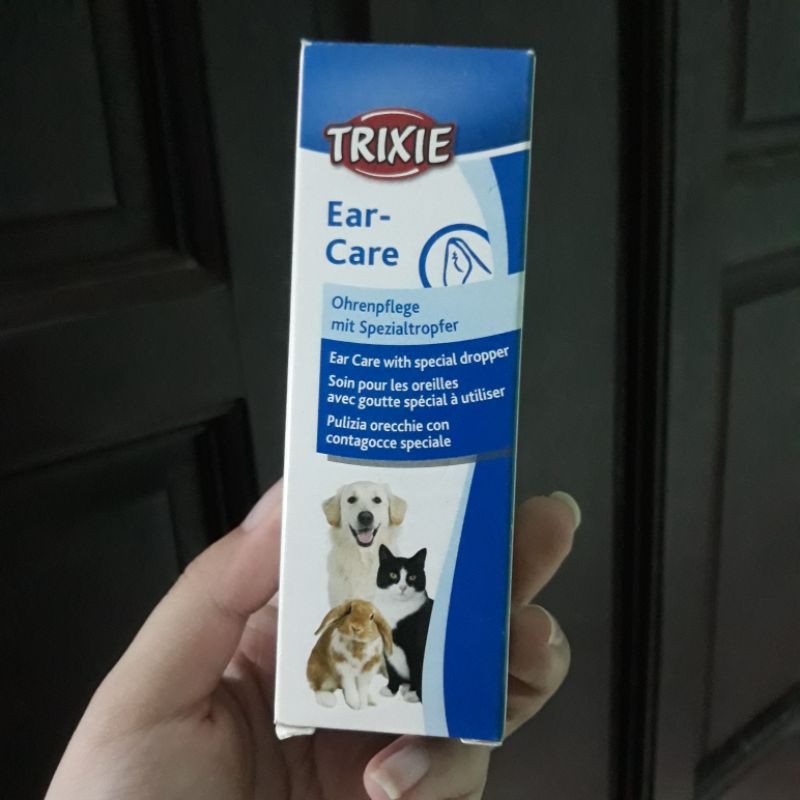 Dung dịch vệ sinh tai cho thú cưng chó mèo Trixie Ear Care 50ml