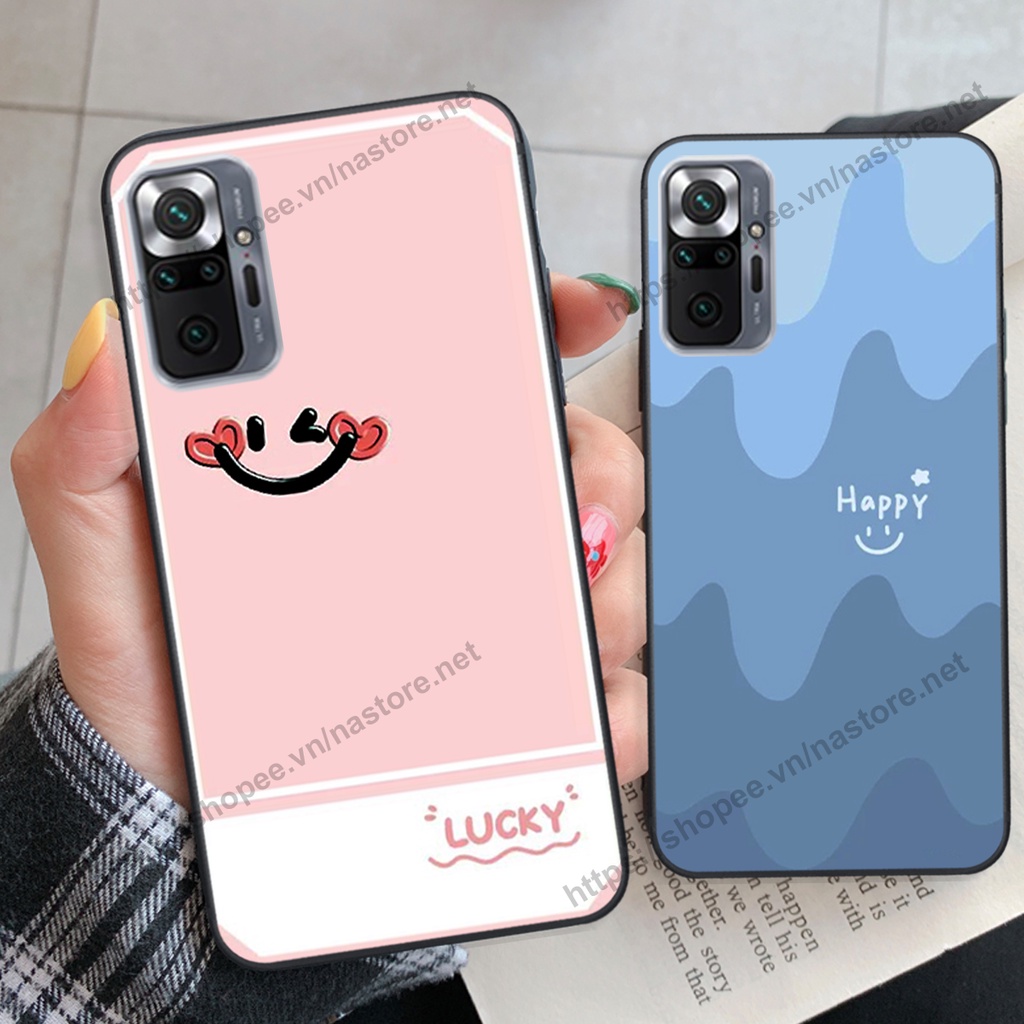 Ốp lưng Xiaomi Redmi 10 / Redmi note 10 4g 5g / Redmi note 10 Pro mặt cười, họa tiết caro đơn giản đẹp cute
