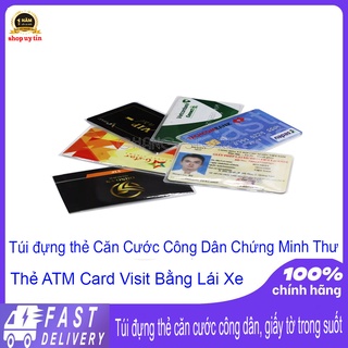 Túi đựng thẻ Căn Cước Công Dân Chứng Minh Thư Thẻ ATM Card Visit Bằng Lái Xe - TỔNG KHO BUÔN SI GIA DỤNG GAI ĐÌNH