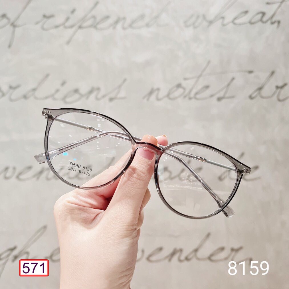 Mắt Kính Gọng Cận Cao Cấp 571 Lyly 8159 Form Tròn Siêu Đẹp - Hazo