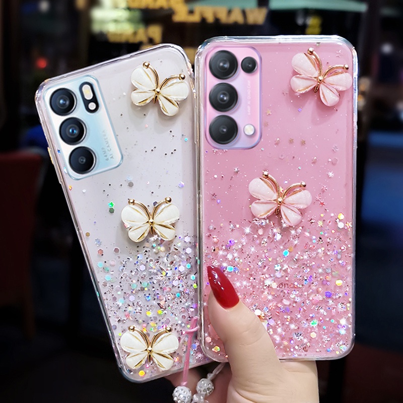 Ốp Điện Thoại Silicone Đính Đá Kim Sa Lấp Lánh Cho Samsung Galaxy A21 A31 A41 A21S A51 A71 A52 A72 A12 A32 A22 4G A42 5G