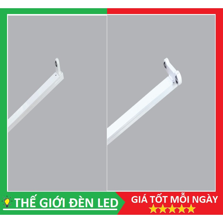 Máng đèn LED MPE 6 TẤC (0.6CM), 1M2 ĐÔI, thép sơn tĩnh điện, HÀNG CHÍNH HÃNG