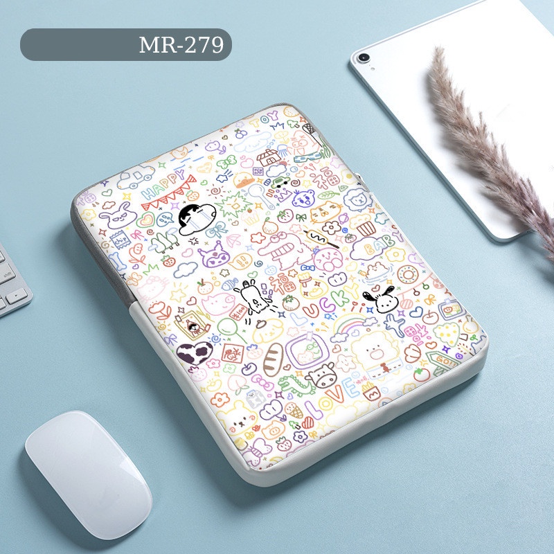 WayYoung/ XTL Túi Đựng Máy Tính Bảng Họa Tiết Hoạt Hình Graffiti Chống Thấm Nước/Sốc Cho Matebook Air Pro Acer Dell 10 11 12 13 14 15 inch