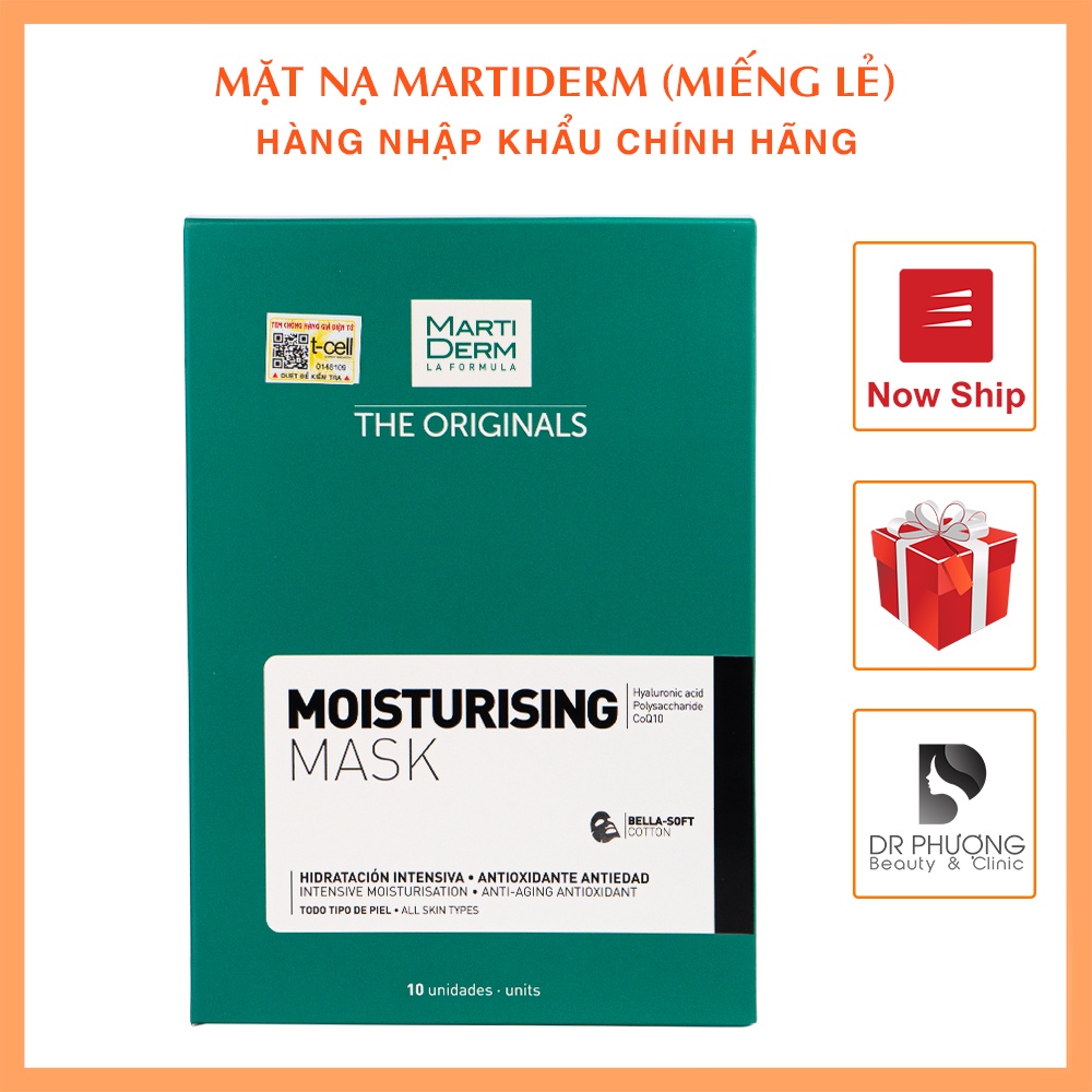 Mặt nạ cấp ẩm Martiderm The Originals Moisturizing Mask ( MIẾNG LẺ )