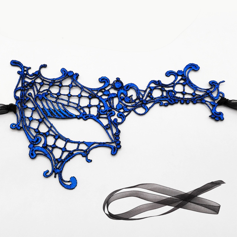 Mặt Nạ Hóa Trang Halloween Nửa Mặt Phối Ren Gợi Cảm Cho Nữ