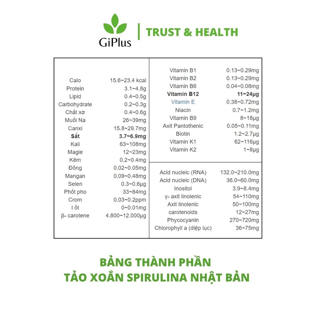 Viên Uống Chống Lão Hóa, Tăng Cường Sức Khỏe Và Làm Đẹp Da Tảo Xoắn Spirulina System Nhật Bản (2200 Viên/Lọ)
