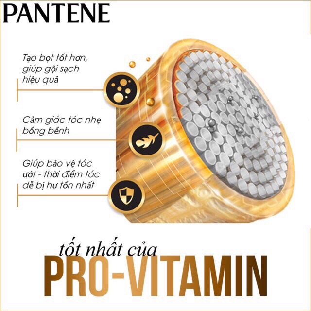 Dầu xả Pantene Pro-V 650ml (phục hồi hư tổn, ngăn rụng tóc, suôn mượt óng ả)