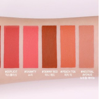 Son kem 3CE Soft Lip Lacquer