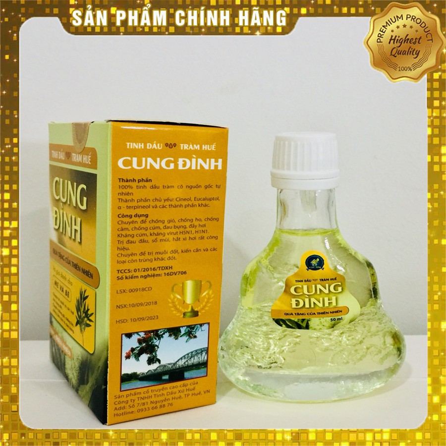 Tinh Dầu Tràm Cung Đình 12ml & 50ml - Quà tặng cho mẹ và bé