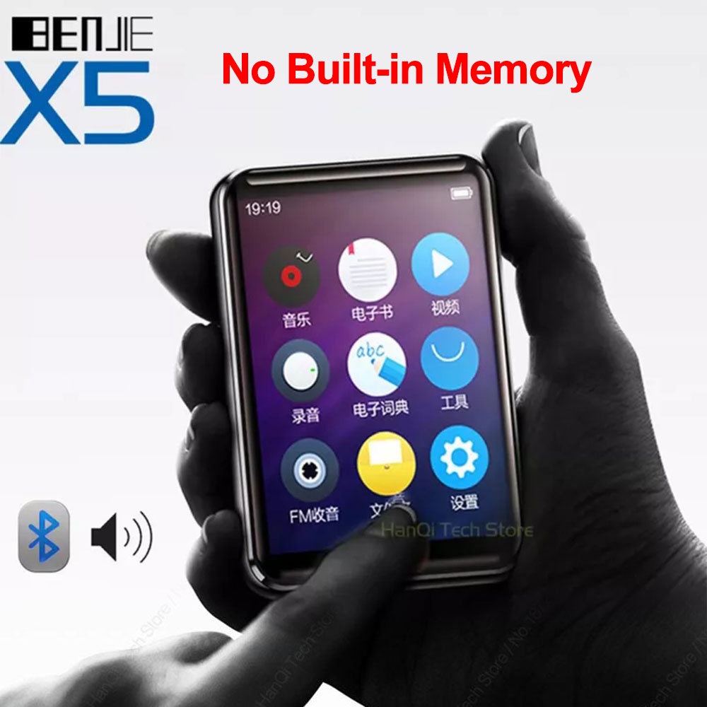 Máy Nghe Nhạc MP3 X5 Kết Nối Bluetooth Màn Hình Cảm Ứng Hỗ Trợ Thẻ Nhớ SD