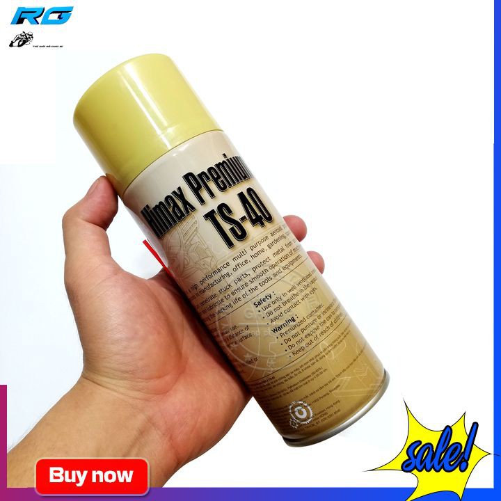 Chai Xịt Vệ Sinh Xe Máy Ts40 Vệ Sinh Sên, Bôi Trơn, Chống Rỉ Đa Năng 450ML