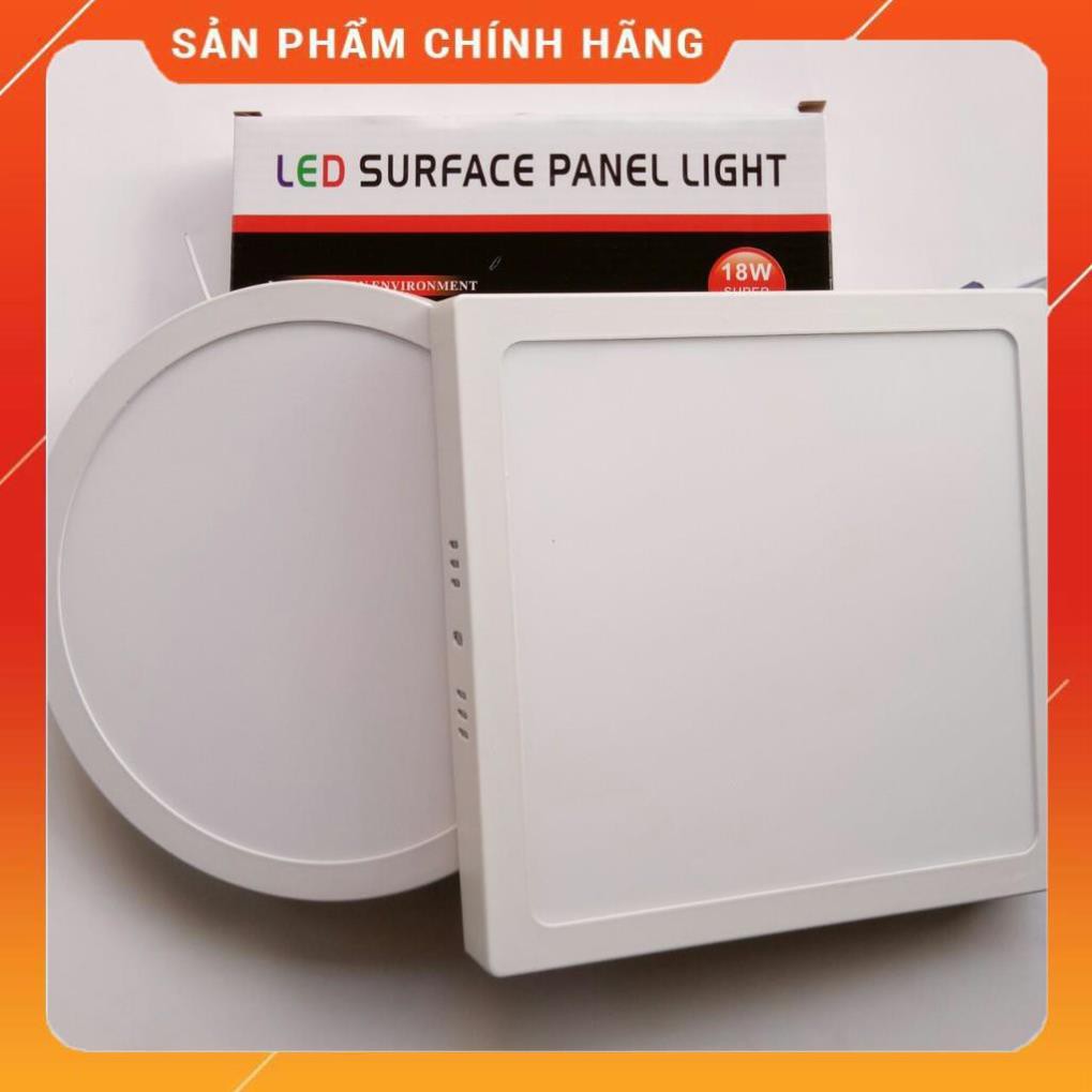 Đèn LED Ốp Trần 18w Tròn/Vuông Siêu Sáng - Tiết Kiệm Điện Năng [ Đèn LED Ốp Nổi ]