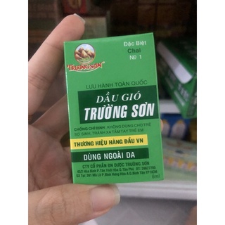 ✅ Dầu gió Trường Sơn chai 6ml