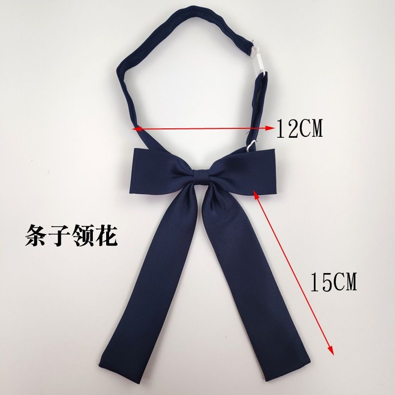 Cà Vạt Nơ Màu Xanh Navy Phong Cách Nhật Bản Xinh Xắn