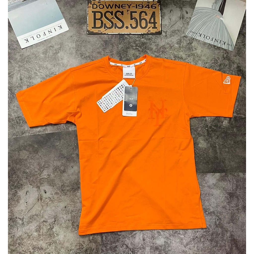 Áo Thun Unisex Chất Cotton 100% Mịn Mát Màu Trắng/Đen/Xanh/Cam In Hình Tô Kem Dễ Thương