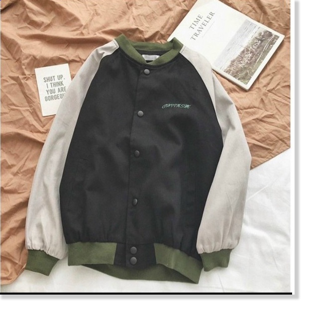 Áo Khoác Dù Nữ Bomber Phối Màu Siêu HOT