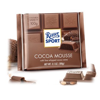 Socola Ritter Sport cacao kem sữa - 100g