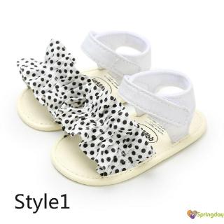 Giày Sandal Đính Nơ Cho Bé Gái