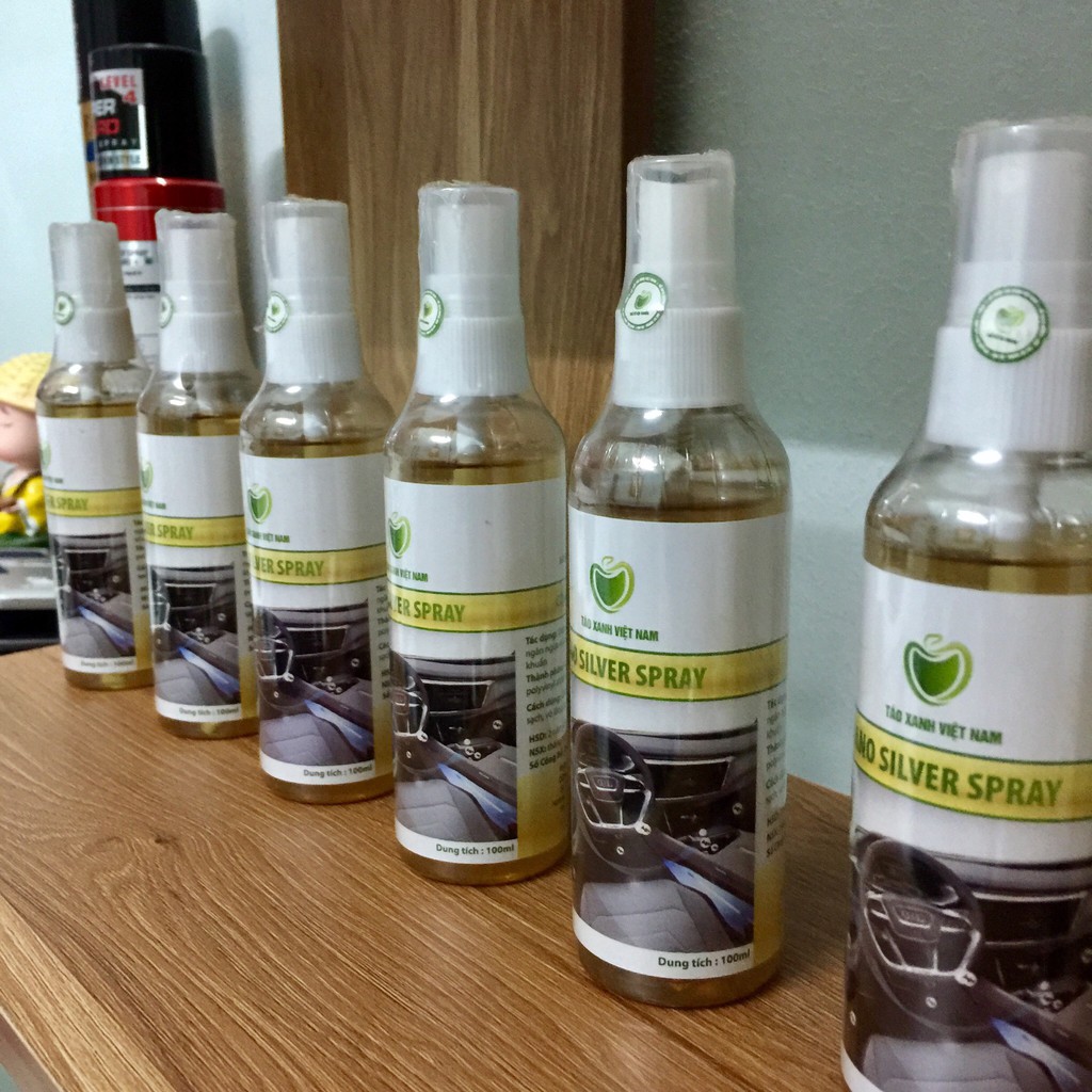 Xịt khử mùi Nano Silver Spray cho Ô tô, Công nghệ Nano bạc diệt khuẩn, nấm gây mùi triệt để | BigBuy360 - bigbuy360.vn