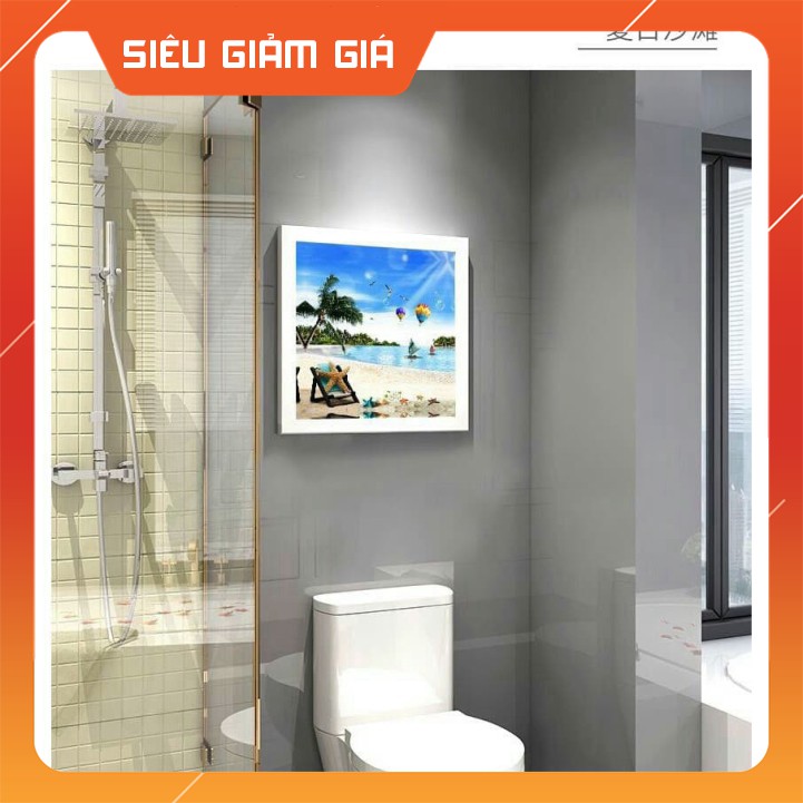 Tủ quần áo gấp gọn hình bức tranh treo tường | Tủ đựng đồ nhà tắm đa năng chống thấm nước model 2019