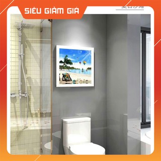 Tủ quần áo gấp gọn hình bức tranh treo tường | Tủ đựng đồ nhà tắm đa năng chống thấm nước model 2019