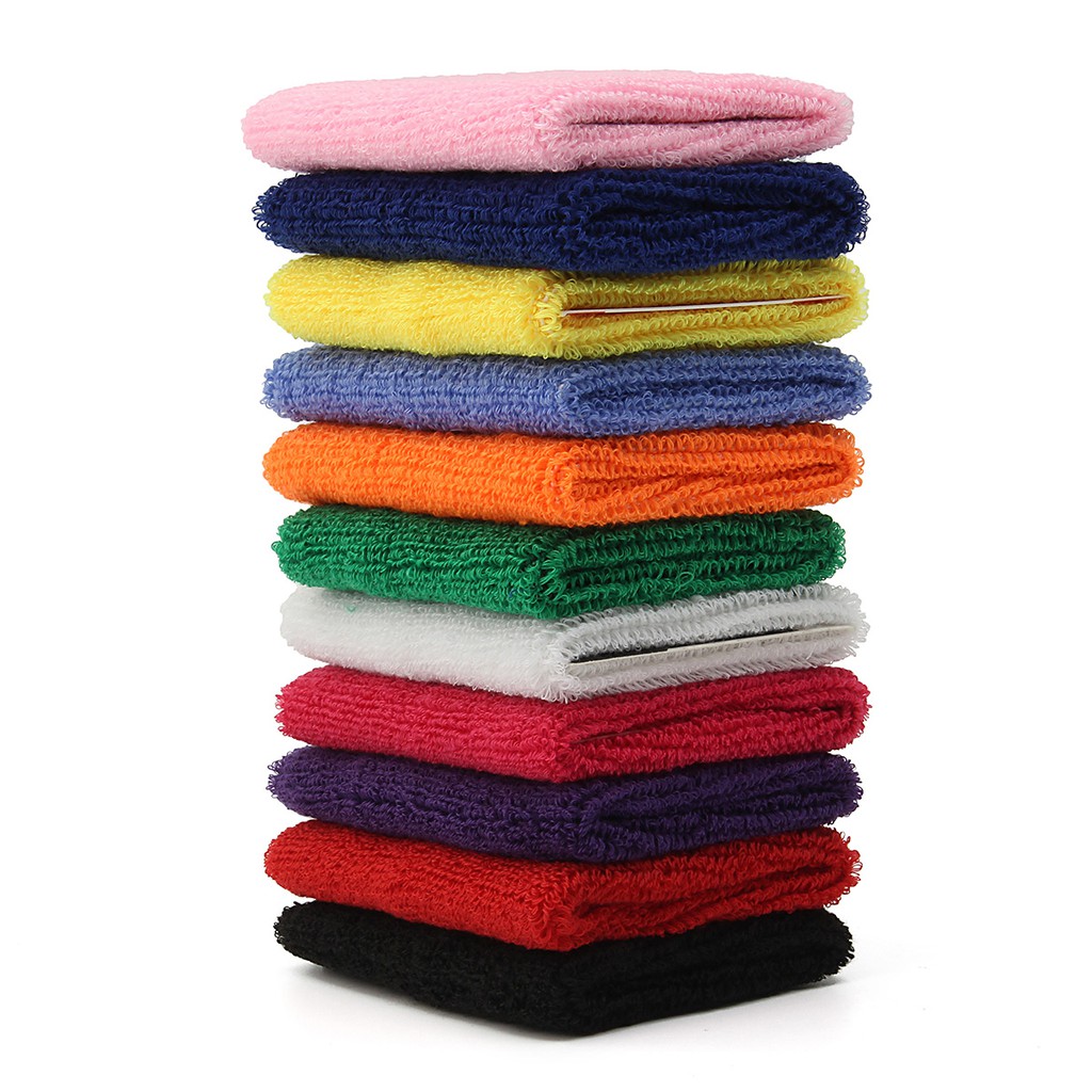 Bảo vệ cổ tay - Chặn mồ hôi tay 8cm Aolikes AL0230 chất cotton siêu thấm hút mềm mại - Fbsport