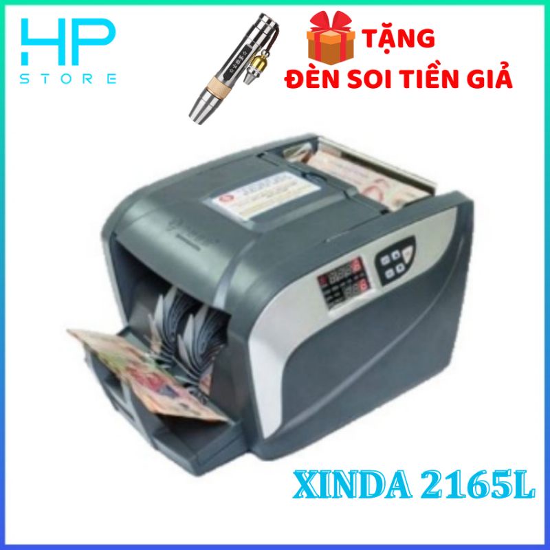 Máy đếm tiền ngân hàng Xinda 2165L, máy đa chức năng, siêu bền, bảo hành 18 tháng