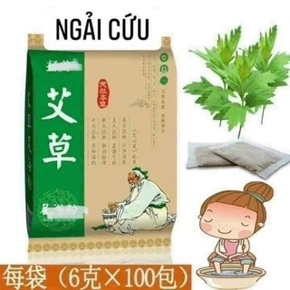 Thảo dược ngâm chân (ngải cứu, gừng)