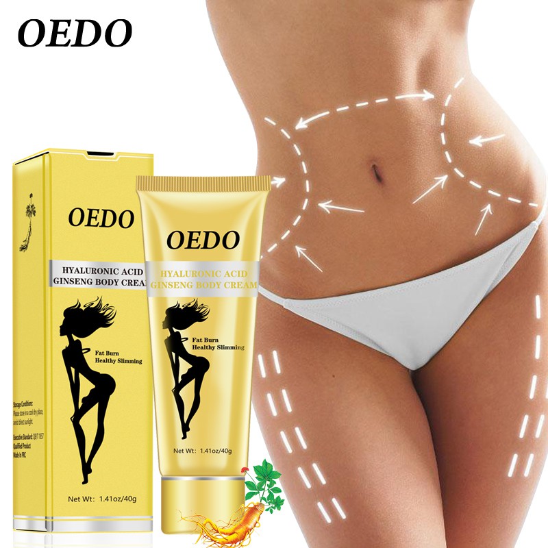 Kem Tan Mỡ Bụng OEDO Chứa Axit Hyaluronic Chiết Xuất Nhân Sâm Đốt Cháy Chất Béo Giảm Cân 40g