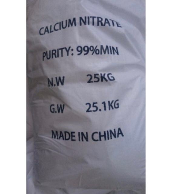 Hóa chất Canxi nitrat Ca(NO3)2 99% Calcium Nitrate CAS 13477-34-4 túi 500g ca(no3)2