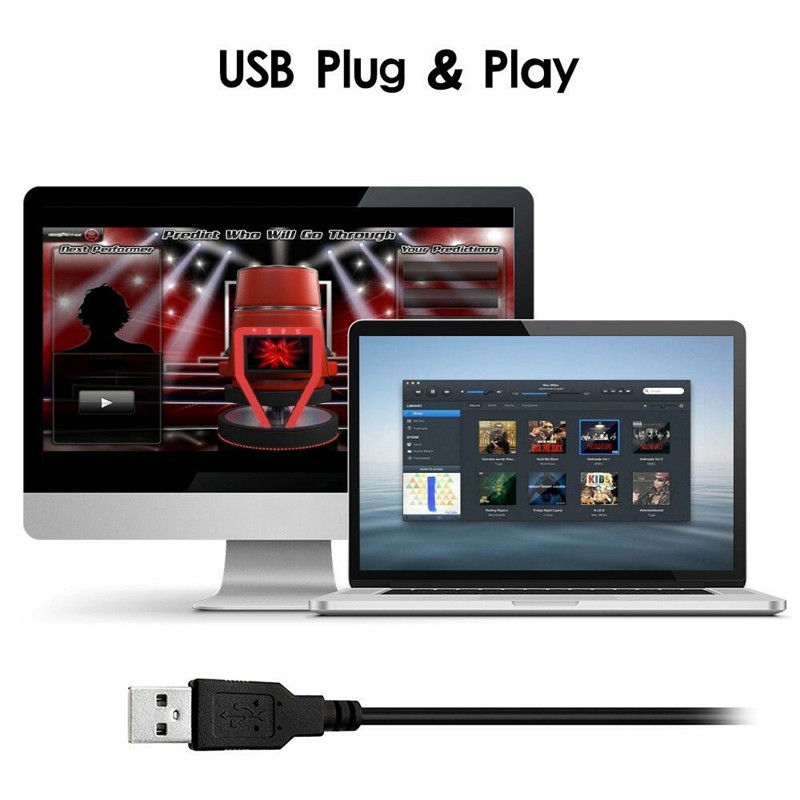 Micro đa hướng với dây cắm USB cắm và sử dụng cho phòng thu/nhà ở